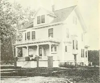 An illustration from The plan book of American dwellings : being a compilation of original home designs, showing actual photographic exteriors and floor plans of moderately priced bungalows, cottages, residences (1914)