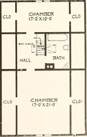 An illustration from The plan book of American dwellings : being a compilation of original home designs, showing actual photographic exteriors and floor plans of moderately priced bungalows, cottages, residences (1914)