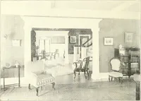 An illustration from The plan book of American dwellings : being a compilation of original home designs, showing actual photographic exteriors and floor plans of moderately priced bungalows, cottages, residences (1914)
