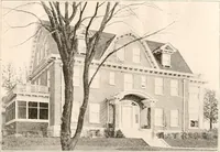 An illustration from The plan book of American dwellings : being a compilation of original home designs, showing actual photographic exteriors and floor plans of moderately priced bungalows, cottages, residences (1914)