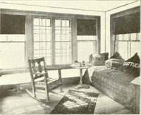 An illustration from The plan book of American dwellings : being a compilation of original home designs, showing actual photographic exteriors and floor plans of moderately priced bungalows, cottages, residences (1914)