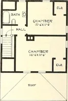 An illustration from The plan book of American dwellings : being a compilation of original home designs, showing actual photographic exteriors and floor plans of moderately priced bungalows, cottages, residences (1914)