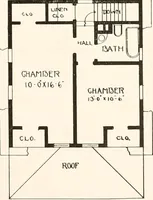 An illustration from The plan book of American dwellings : being a compilation of original home designs, showing actual photographic exteriors and floor plans of moderately priced bungalows, cottages, residences (1914)