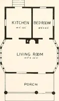 An illustration from The plan book of American dwellings : being a compilation of original home designs, showing actual photographic exteriors and floor plans of moderately priced bungalows, cottages, residences (1914)