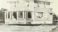 An illustration from The plan book of American dwellings : being a compilation of original home designs, showing actual photographic exteriors and floor plans of moderately priced bungalows, cottages, residences (1914)