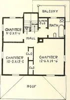 An illustration from The plan book of American dwellings : being a compilation of original home designs, showing actual photographic exteriors and floor plans of moderately priced bungalows, cottages, residences (1914)