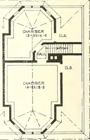 An illustration from The plan book of American dwellings : being a compilation of original home designs, showing actual photographic exteriors and floor plans of moderately priced bungalows, cottages, residences (1914)