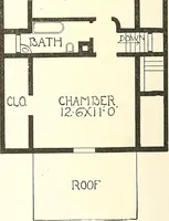 An illustration from The plan book of American dwellings : being a compilation of original home designs, showing actual photographic exteriors and floor plans of moderately priced bungalows, cottages, residences (1914)