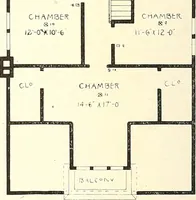 An illustration from The plan book of American dwellings : being a compilation of original home designs, showing actual photographic exteriors and floor plans of moderately priced bungalows, cottages, residences (1914)