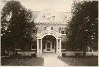 An illustration from The plan book of American dwellings : being a compilation of original home designs, showing actual photographic exteriors and floor plans of moderately priced bungalows, cottages, residences (1914)