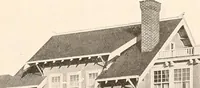 An illustration from The plan book of American dwellings : being a compilation of original home designs, showing actual photographic exteriors and floor plans of moderately priced bungalows, cottages, residences (1914)