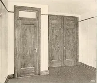 An illustration from The plan book of American dwellings : being a compilation of original home designs, showing actual photographic exteriors and floor plans of moderately priced bungalows, cottages, residences (1914)