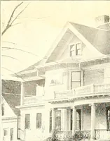 An illustration from The plan book of American dwellings : being a compilation of original home designs, showing actual photographic exteriors and floor plans of moderately priced bungalows, cottages, residences (1914)