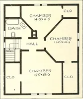 An illustration from The plan book of American dwellings : being a compilation of original home designs, showing actual photographic exteriors and floor plans of moderately priced bungalows, cottages, residences (1914)
