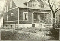 An illustration from The plan book of American dwellings : being a compilation of original home designs, showing actual photographic exteriors and floor plans of moderately priced bungalows, cottages, residences (1914)