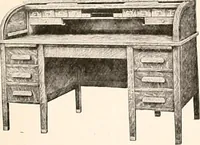 An illustration from The plan book of American dwellings : being a compilation of original home designs, showing actual photographic exteriors and floor plans of moderately priced bungalows, cottages, residences (1914)