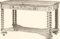 An illustration from The plan book of American dwellings : being a compilation of original home designs, showing actual photographic exteriors and floor plans of moderately priced bungalows, cottages, residences (1914)