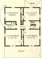 An illustration from The plan book of American dwellings : being a compilation of original home designs, showing actual photographic exteriors and floor plans of moderately priced bungalows, cottages, residences (1914)