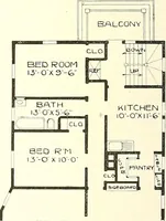 An illustration from The plan book of American dwellings : being a compilation of original home designs, showing actual photographic exteriors and floor plans of moderately priced bungalows, cottages, residences (1914)