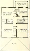 An illustration from The plan book of American dwellings : being a compilation of original home designs, showing actual photographic exteriors and floor plans of moderately priced bungalows, cottages, residences (1914)