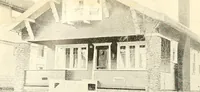 An illustration from The plan book of American dwellings : being a compilation of original home designs, showing actual photographic exteriors and floor plans of moderately priced bungalows, cottages, residences (1914)