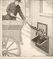 An illustration from The plan book of American dwellings : being a compilation of original home designs, showing actual photographic exteriors and floor plans of moderately priced bungalows, cottages, residences (1914)
