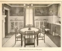 An illustration from The plan book of American dwellings : being a compilation of original home designs, showing actual photographic exteriors and floor plans of moderately priced bungalows, cottages, residences (1914)