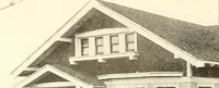 An illustration from The plan book of American dwellings : being a compilation of original home designs, showing actual photographic exteriors and floor plans of moderately priced bungalows, cottages, residences (1914)