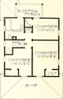An illustration from The plan book of American dwellings : being a compilation of original home designs, showing actual photographic exteriors and floor plans of moderately priced bungalows, cottages, residences (1914)