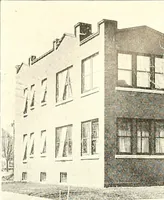 An illustration from The plan book of American dwellings : being a compilation of original home designs, showing actual photographic exteriors and floor plans of moderately priced bungalows, cottages, residences (1914)