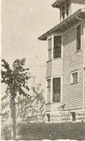 An illustration from The plan book of American dwellings : being a compilation of original home designs, showing actual photographic exteriors and floor plans of moderately priced bungalows, cottages, residences (1914)