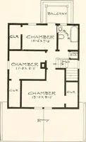 An illustration from The plan book of American dwellings : being a compilation of original home designs, showing actual photographic exteriors and floor plans of moderately priced bungalows, cottages, residences (1914)