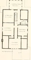 An illustration from The plan book of American dwellings : being a compilation of original home designs, showing actual photographic exteriors and floor plans of moderately priced bungalows, cottages, residences (1914)
