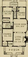 An illustration from Plan book of Harris homes : book number seventy six (1920)