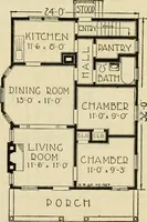 An illustration from Plan book of Harris homes : book number seventy six (1920)