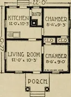 An illustration from Plan book of Harris homes : book number seventy six (1920)