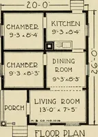An illustration from Plan book of Harris homes : book number seventy six (1920)