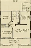 An illustration from Plan book of Harris homes : book number seventy six (1920)