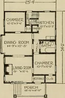 An illustration from Plan book of Harris homes : book number seventy six (1920)