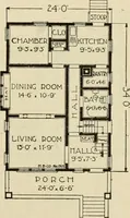 An illustration from Plan book of Harris homes : book number seventy six (1920)