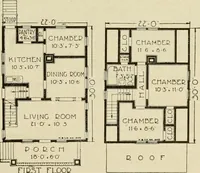 An illustration from Plan book of Harris homes : book number seventy six (1920)