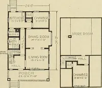 An illustration from Plan book of Harris homes : book number seventy six (1920)