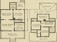 An illustration from Plan book of Harris homes : book number seventy six (1920)