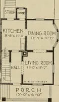 An illustration from Plan book of Harris homes : book number seventy six (1920)