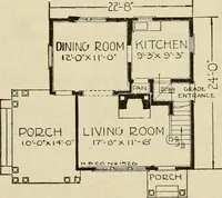 Picture 117 of 208 from Plan book of Harris homes : book number seventy six (1920), leaf 68