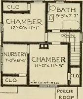 An illustration from Plan book of Harris homes : book number seventy six (1920)