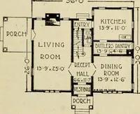 An illustration from Plan book of Harris homes : book number seventy six (1920)