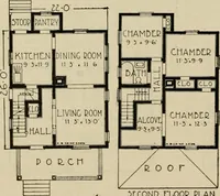 An illustration from Plan book of Harris homes : book number seventy six (1920)