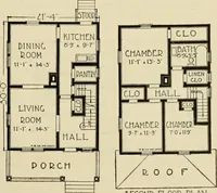 An illustration from Plan book of Harris homes : book number seventy six (1920)