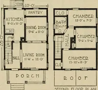 An illustration from Plan book of Harris homes : book number seventy six (1920)